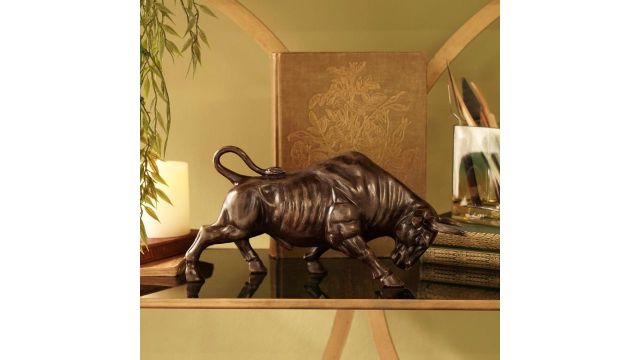 PURE HOME + LIVING Wild Bull Statue