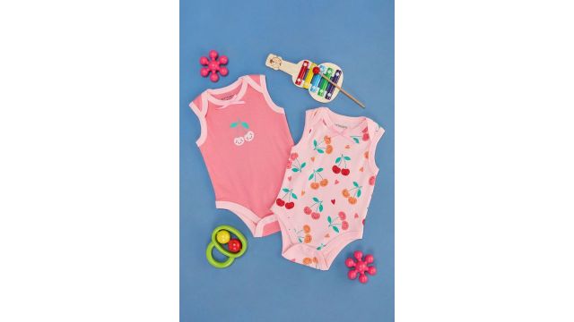 Pantaloons baby Multi-coloured Assorted - Others Cotton Round Neck Baby Regular Fit Bodysuits