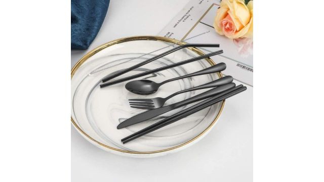 Portable Utensils Travel Camping Cutlery Set