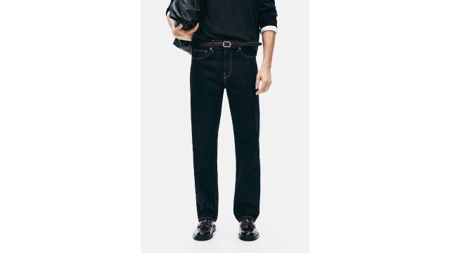 Regular Jeans in Dark Denim Blue