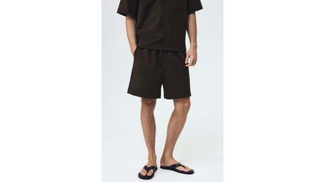 Relaxed Fit Interlock Shorts