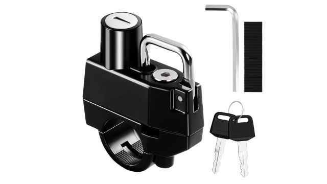 STHIRA Helmet Lock for Bike Handlebar
