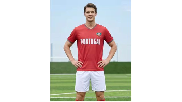 Shein X FIFA World Cup 2026 Portugal Back Print Jersey