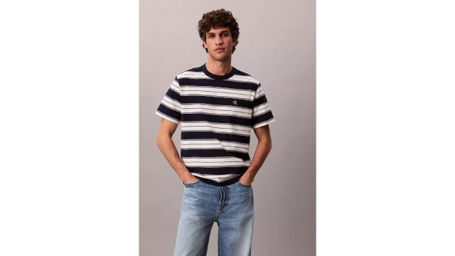 Short Sleeves Jersey Stripe Tee