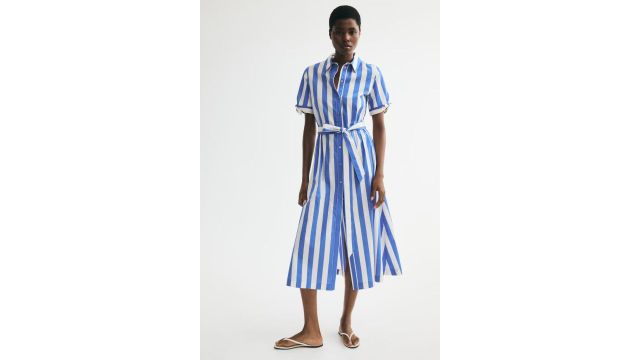 Short-sleeved Shirt Dress