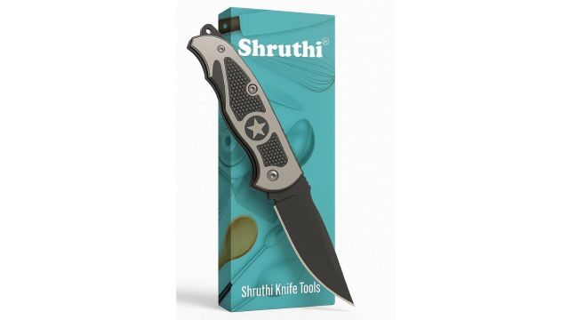 Shruthi Star Shield Foldable Carbon Steel Knife