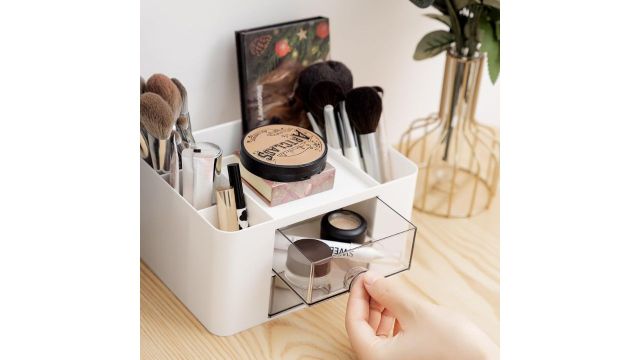 Shuttle Art Desk Organiser with Two Drawers