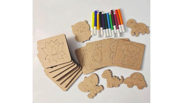 Sippu Wooden Painting Stencil Kit