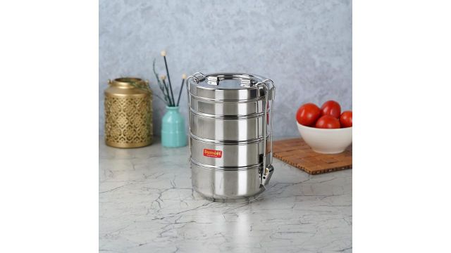 Sumeet 2000 ml Four-Compartment Tiffin