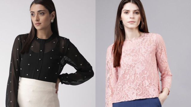Top semi-sheer tops to consider