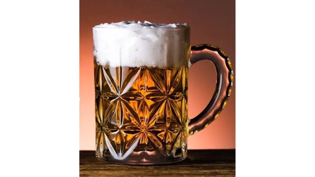 Transparent Crystal Beer Mug Glass Set
