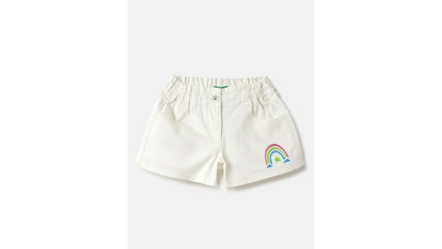 United colours of benetton Girl Mid-Rise Regular Fit Shorts