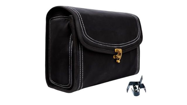 Universal Faux Leather Motorcycle Side Bag