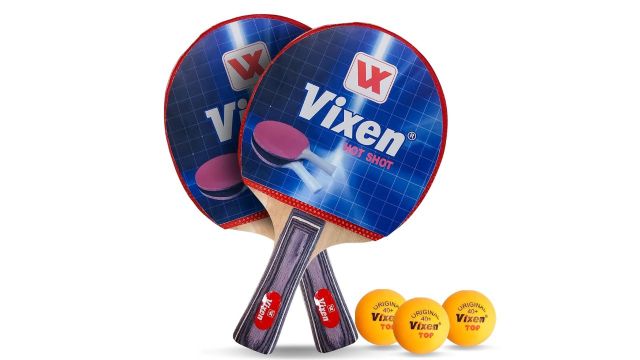 Vixen Table Tennis Bat with Balls Set