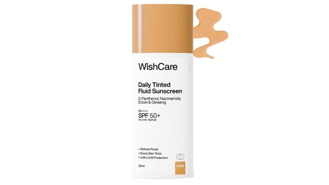 WishCare Daily Fluid Tinted Sunscreen SPF50 PA++++ M202