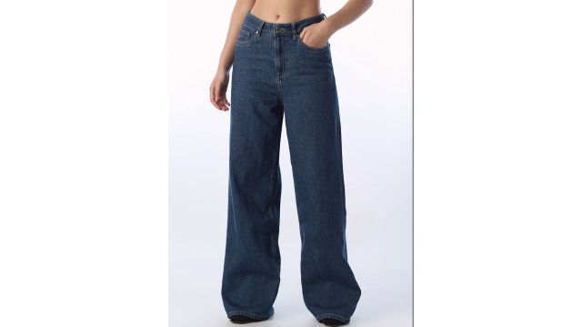 Women Wide Leg High-Rise Jeans