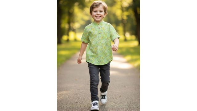 cot n soft Boys Pathani Cotton Kurta