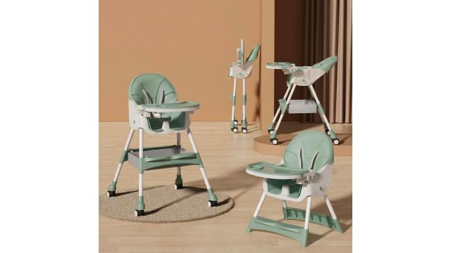 2-in-1 Convertible Baby High Chair