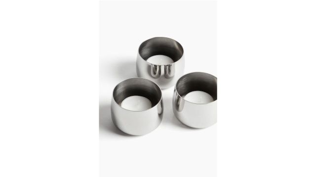 3-pack Metal Tealight Holders