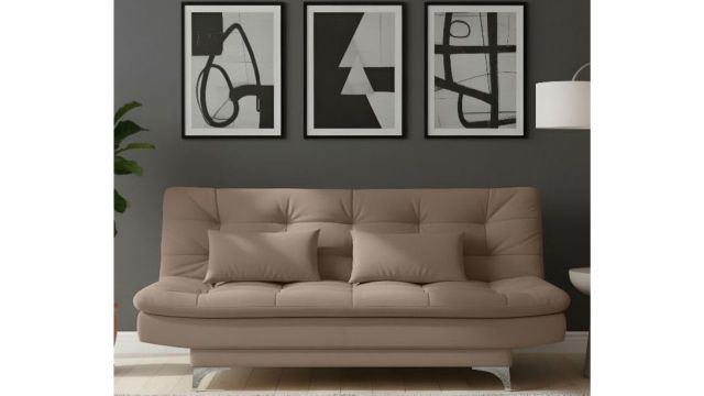 AMATA Eagle Solid Wood 3 Seater Sofa Cum Bed