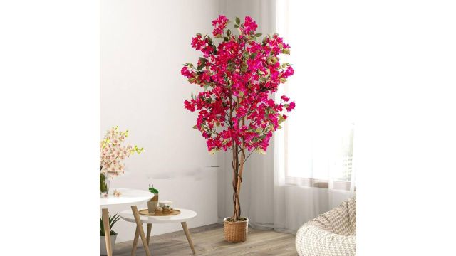 ARICK DECOR Artificial Bougainvillea Flower Tree