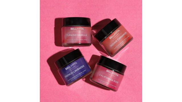 Bella Vita Organic Soy Wax Aroma Candles Set