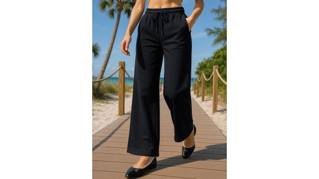 Bewakoof Women Cotton Relaxed-Fit Track Pants