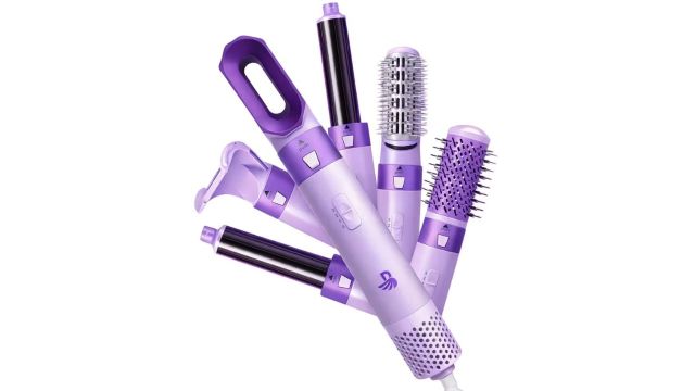 Bombae Hairess Pro 5-in-1 Multistyler with Auto-Wrap Curling Ionic Tech & 3 Heat Modes