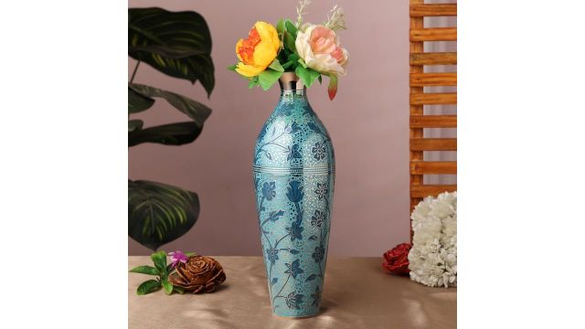 Brass Flower Vase for Living Room