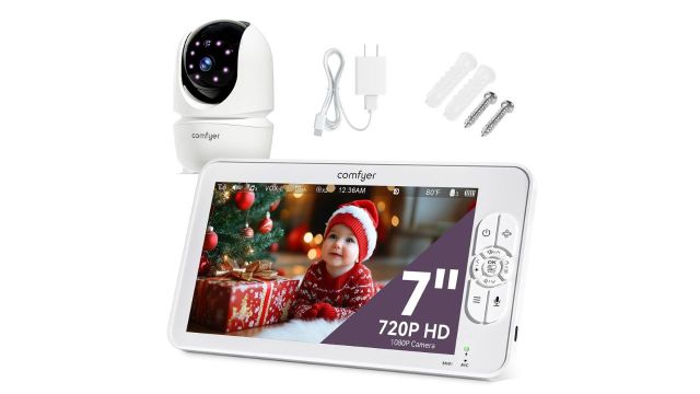 Comfyer BM01 7-Inch Split-Screen Baby Monitor