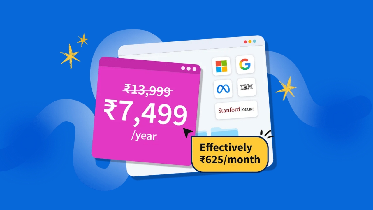 Coursera Plus subscription mega sale