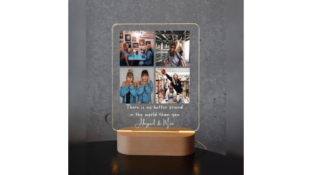 Custom Photo Collage LED Lamp
