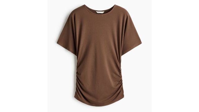 Draped Jersey Top