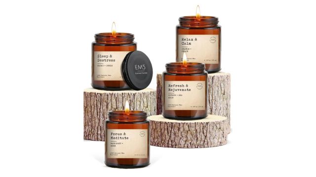 EM5 Aromatherapy Scented Candles Set