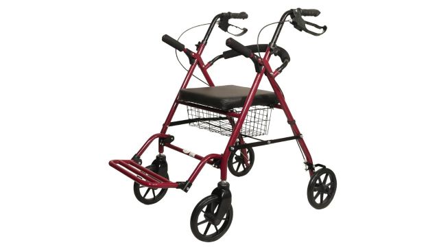 Entros Premium Aluminium Foldable Rollator Walker