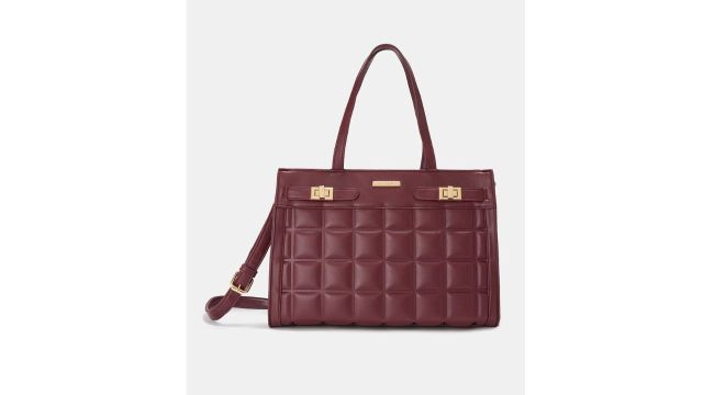 FOREVER GLAM Wine Solid Casual Handbag