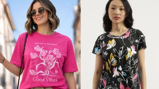 Floral T-shirts are surprisingly easy to style once they're in your wardrobe