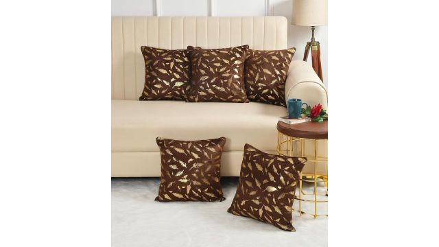 GANGJI A Cube Velvet Cushion Cover Set