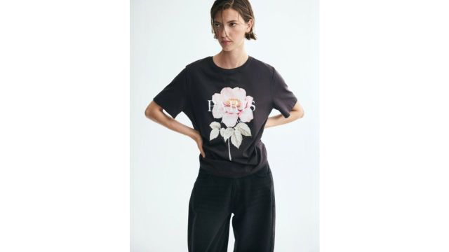 H&M Women Floral Printed T-shirt