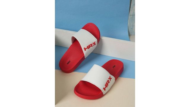 HRX by Hrithik Roshan Unisex Printed Sliders