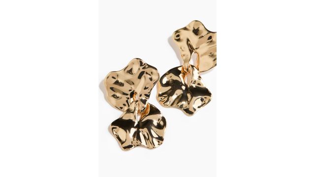 Hammered Pendant Earrings