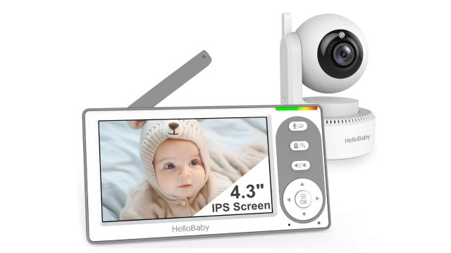 HelloBaby 4.3-Inch Video Baby Monitor