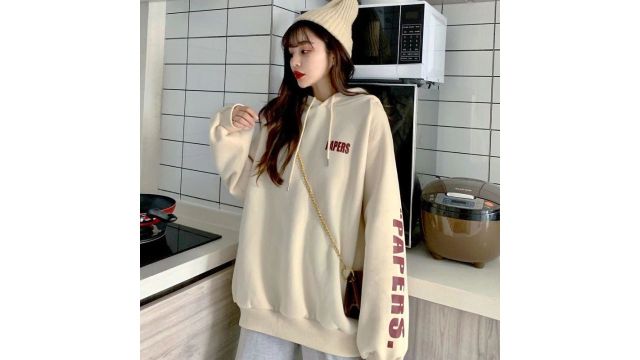 Hoodie Wanita Papers Jumbo Bigsize