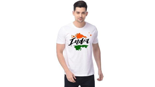 India Premium Cotton Round Neck T-Shirt