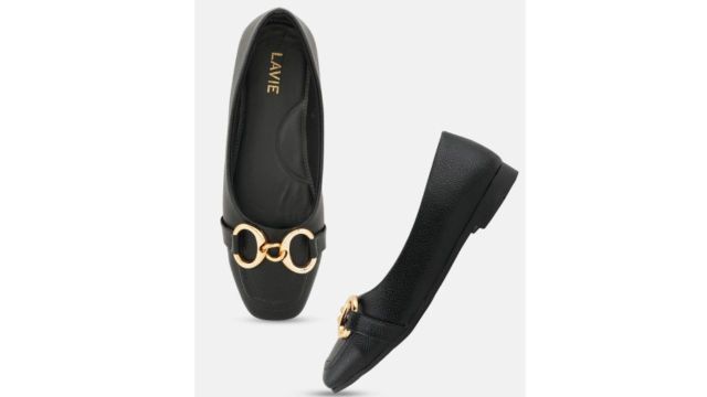 Lavie Women Textured Ballerinas