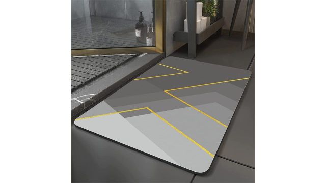 Microfiber Rectangular Bathroom Mat