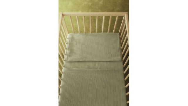 Muslin Cot Duvet Cover Set