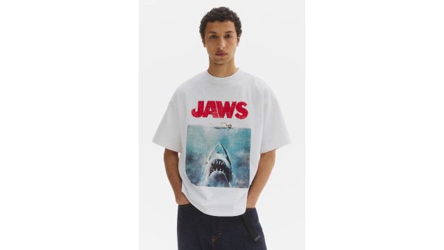 Oversized Fit Jaws T-shirt