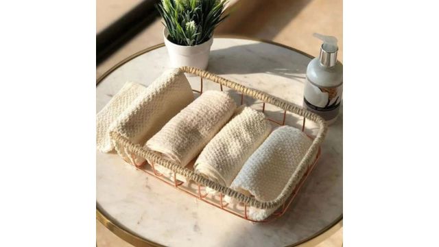 Premium Bathroom and Kitchen Wicker Rectangular Basket