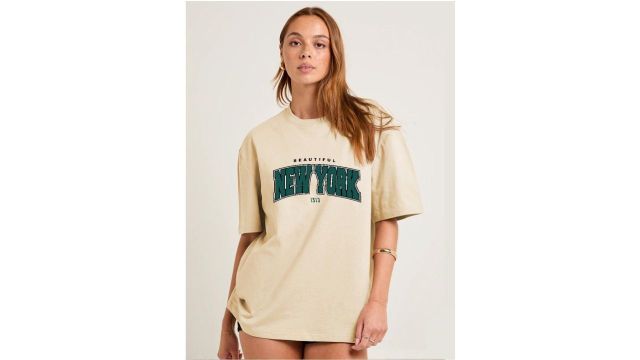 PRONK Women Beige T-shirt
